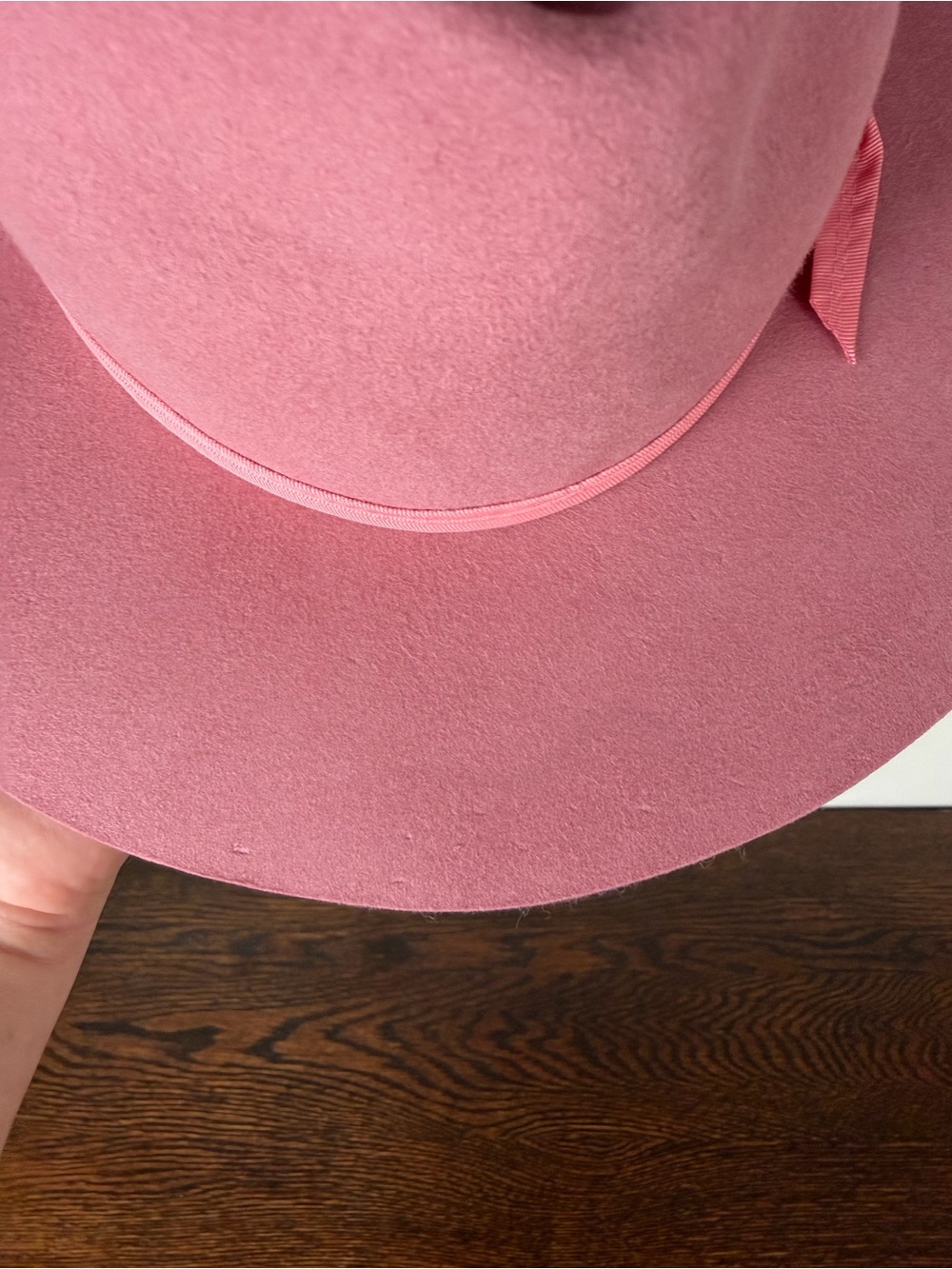 Lack Of Color Zulu Style Wool Fedora in Rose - Picture 14 of 16